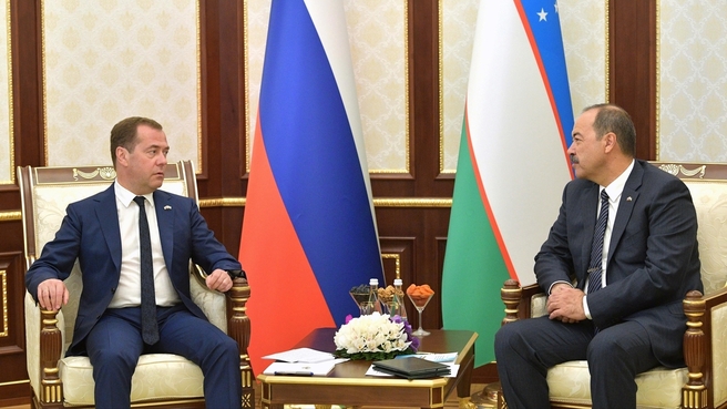 Meeting with Prime Minister of Uzbekistan Abdulla Aripov