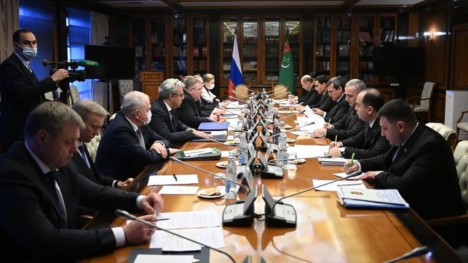 Встреча сопредседателей Межправительственной Российско-Туркменской комиссии по экономическому сотрудничеству