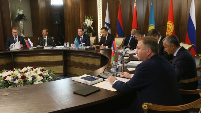 Заседание Евразийского межправительственного совета в узком составе