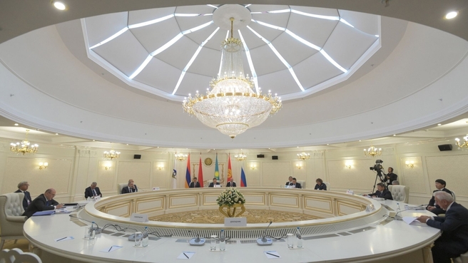 A restricted-format meeting of the Eurasian Intergovernmental Council