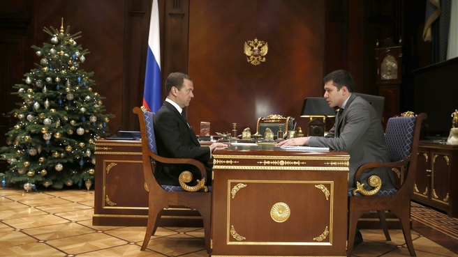 Встреча с временно исполняющим обязанности губернатора Калининградской области Антоном Алихановым