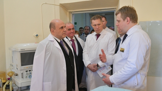 Посещение Окружной больницы Костромского округа №1
