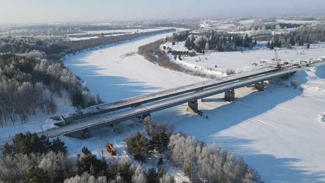 Мост через реку Яю, Томская область