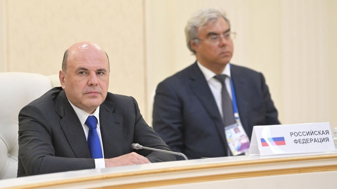 Mikhail Mishustin attends a restricted-format meeting of the Eurasian Intergovernmental Council