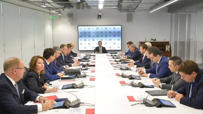 Заседание Наблюдательного совета государственной корпорации развития «ВЭБ.РФ»