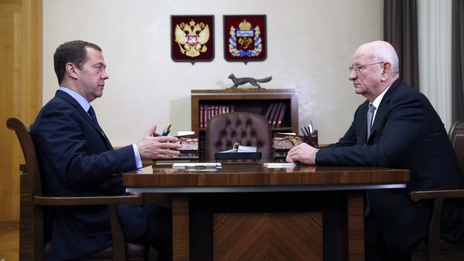 Встреча с губернатором Оренбургской области Юрием Бергом