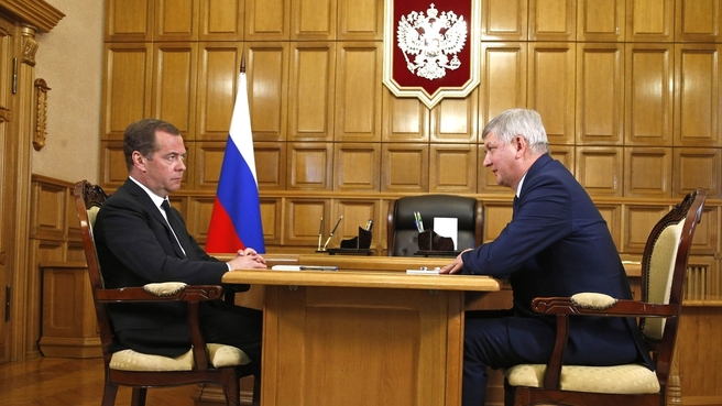 Встреча с губернатором Воронежской области Александром Гусевым