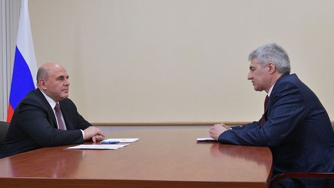 Встреча Михаила Мишустина с главой Республики Карелия Артуром Парфенчиковым