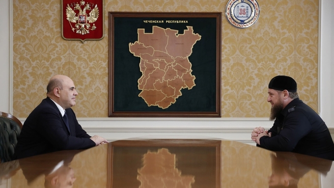 Беседа с главой Чеченской Республики Рамзаном Кадыровым