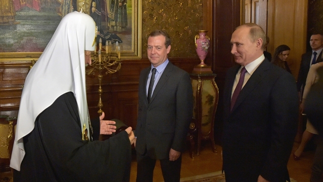 Встреча  с Патриархом Московским и всея Руси Кириллом