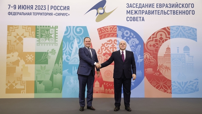 Встреча Михаила Мишустина с Премьер-министром Белоруссии Романом Головченко
