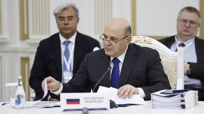 Михаил Мишустин на заседании Евразийского межправительственного совета