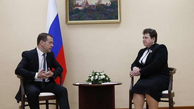 Беседа с губернатором Владимирской области Светланой Орловой