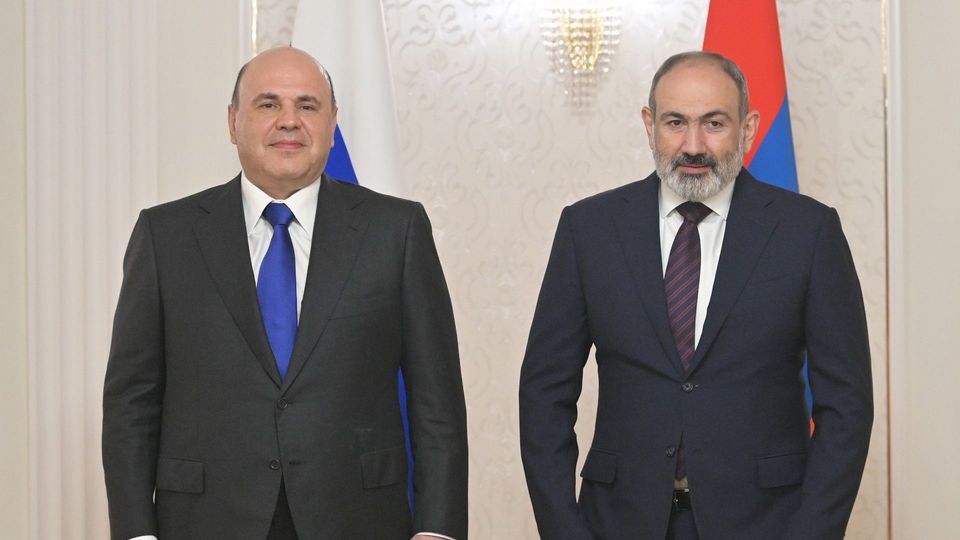 Встреча Михаила Мишустина с Премьер-министром Республики Армения Николом Пашиняном
