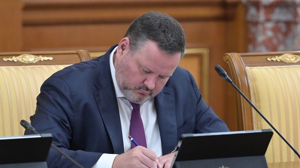 Министр труда и социальной защиты Антон Котяков на заседании Правительства