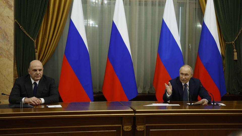 Встреча Президента России Владимира Путина с членами Правительства