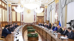 Встреча Михаила Мишустина с членами фракции политической партии «Новые люди» в Государственной Думе